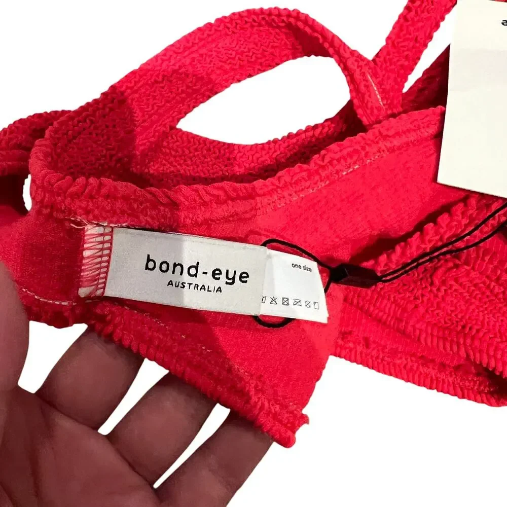 bond-eye clasp scout crop nectarine top NWT OS